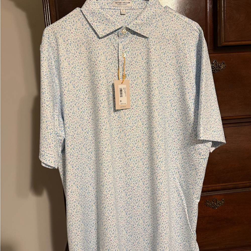 Peter Millar “Island Jammin” Performance Jersey Polo - Picture 3 of 3